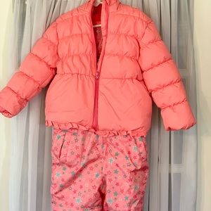 Girl’s Water Resistant Snow Suit